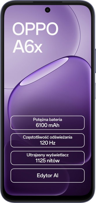 Oppo A6x 4GB RAM 128GB Púrpura Oppo A6x 4GB RAM 128GB Púrpura