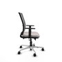 PIQUERAS Y CRESPO Silla de oficina Haches Blanco/Gris