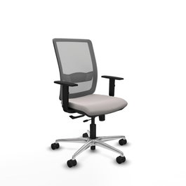 PIQUERAS Y CRESPO Silla de oficina Haches Blanco/Gris