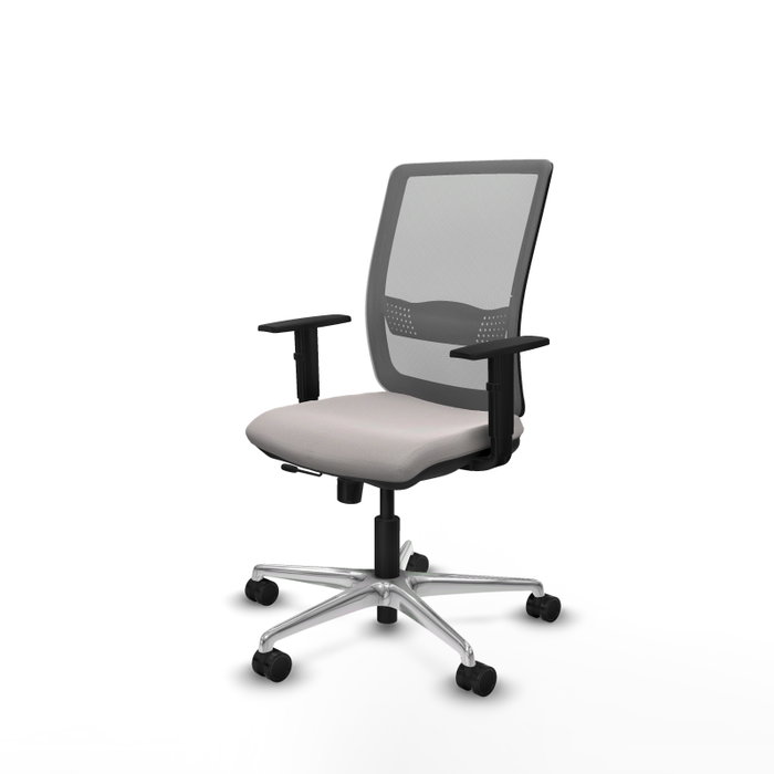 PIQUERAS Y CRESPO Silla de oficina Haches Blanco/Gris