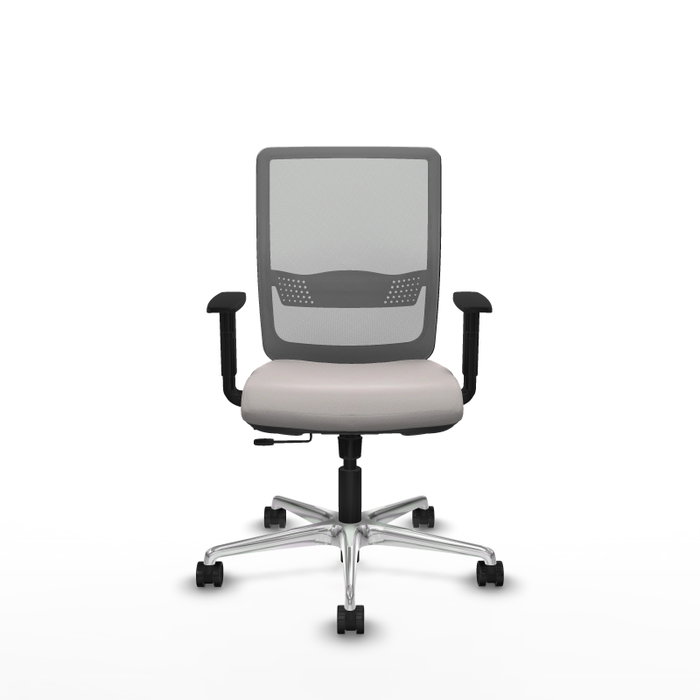 PIQUERAS Y CRESPO Silla de oficina Haches Blanco/Gris