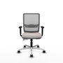 PIQUERAS Y CRESPO Silla de oficina Haches Blanco/Gris