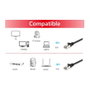 Equip Cable de red Cat6a S/FTP de 5 m Negro 606106