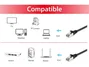Equip Cable de red Cat6a S/FTP de 5 m Negro 606106