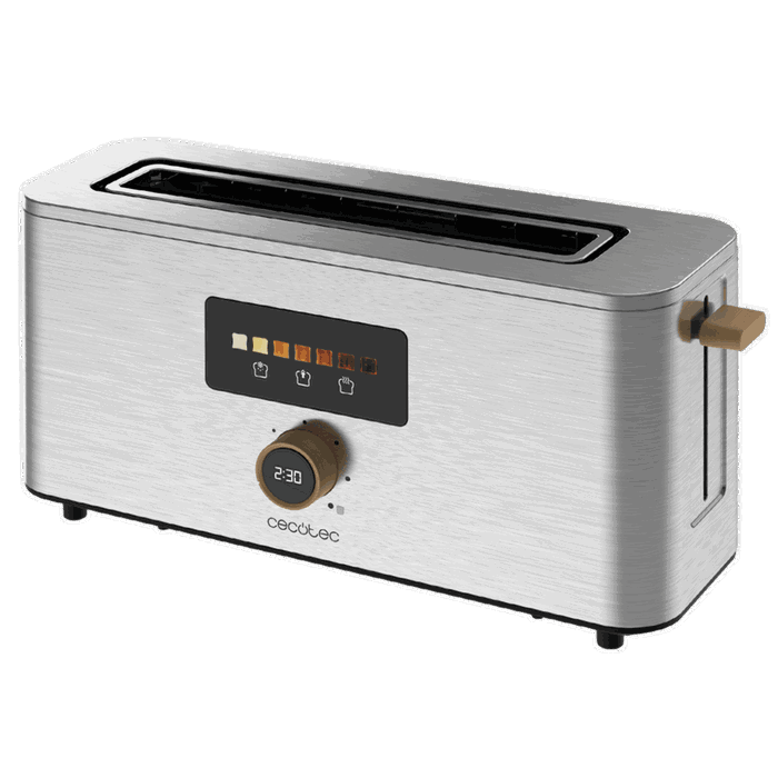 Cecotec Touch&Toast Extra Tostadora con Ranura Larga y Pantalla Táctil