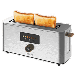 Cecotec Touch&Toast Extra Tostadora con Ranura Larga y Pantalla Táctil