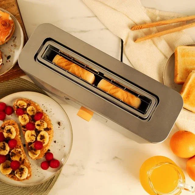 Cecotec Touch&Toast Extra Tostadora de 1000 W con Ranura Larga y Pantalla Táctil Cecotec Touch&Toast Extra Tostadora de 1000 W con Ranura Larga y Pantalla Táctil