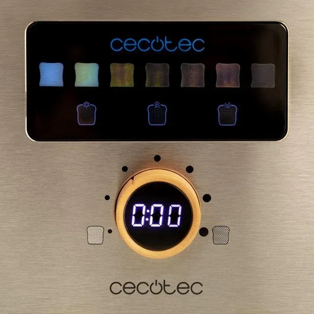 Cecotec Touch&Toast Extra Tostadora de 1000 W con Ranura Larga y Pantalla Táctil Cecotec Touch&Toast Extra Tostadora de 1000 W con Ranura Larga y Pantalla Táctil