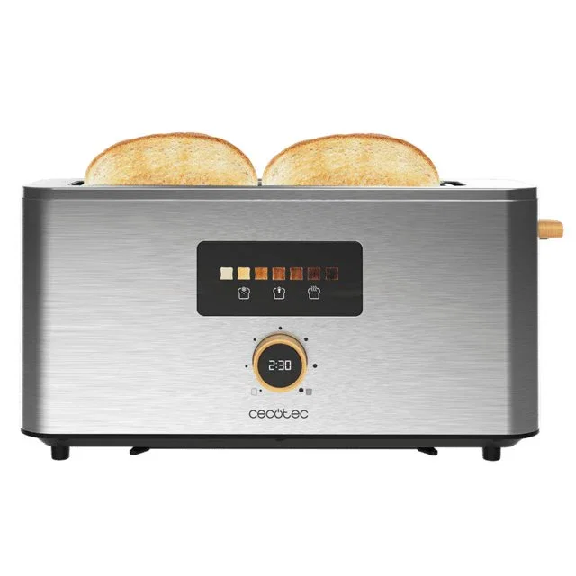 Cecotec Touch&Toast Extra Tostadora de 1000 W con Ranura Larga y Pantalla Táctil Cecotec Touch&Toast Extra Tostadora de 1000 W con Ranura Larga y Pantalla Táctil