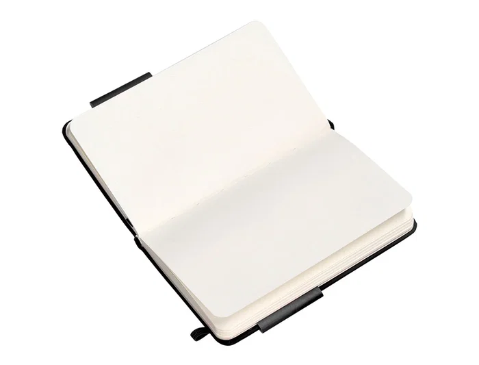 Antartik Cuaderno A6 Tapa Dura Negro Hojas Lisas 100 Hojas 80gr FSC