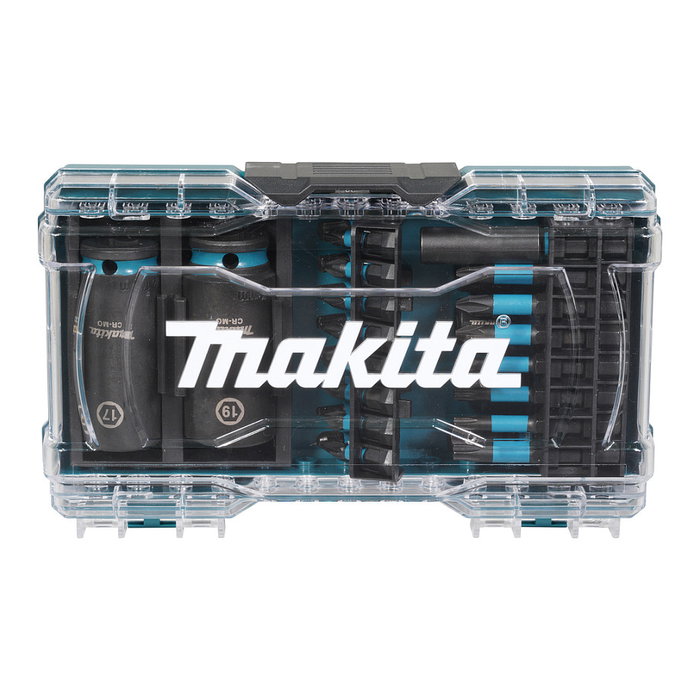 Makita Impact Black Bit & Impact Socket Set, 30 piezas