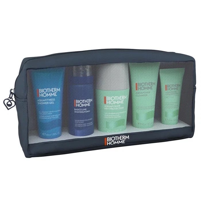 Biotherm Men Aquapower Routine Pouch Set para Hombre Biotherm Men Aquapower Routine Pouch Set para Hombre