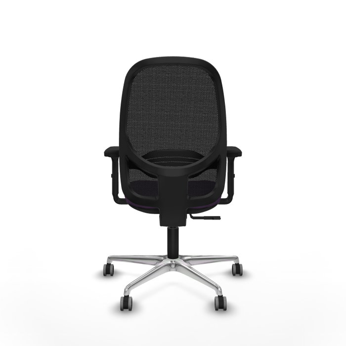 PIQUERAS Y CRESPO Silla de oficina Cilanco con mecanismo Sincro, Morado y Negro