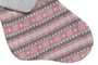 DKD Home Decor Calcetín Poliéster Noel Rosa y Blanco