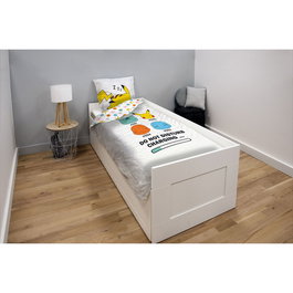 Nintendo Funda Nórdica Premium Pokemon 140x200cm 100% Algodón Cama 90