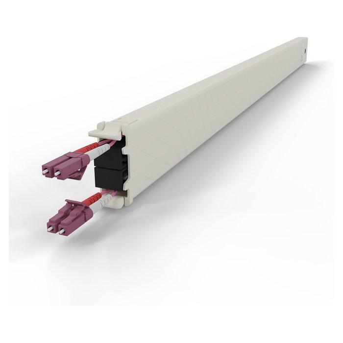 PATCHBOX patchbox.one Kupferkassette 30RU (1,8 m), LWL OM4, LC-LC, erikaviolett - Patch Cord de Fibra Óptica