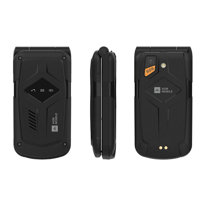 AGM M10 Teléfono Móvil Resistente 4G IP68/IP69K MIL-STD-810H Negro, SIM Doble, Pantalla 2.4", Bluetooth 5.0, 1200 mAh