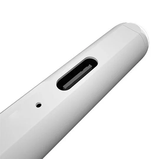 Maillon Lápiz Digital Activo Universal MTSPEN01 - Estilo para Tableta y Teléfono - Punta Fina 2mm - Carcasa de Metal Blanco - Batería de 12h