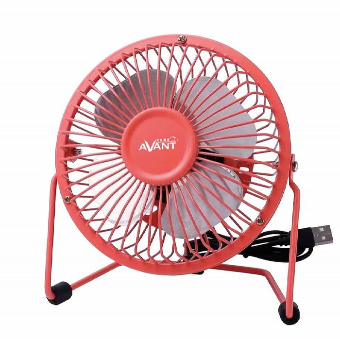 AVANT Ventilador USB AVANT 3W - 10cm - Rojo