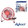 AVANT Ventilador USB AVANT 3W - 10cm - Rojo