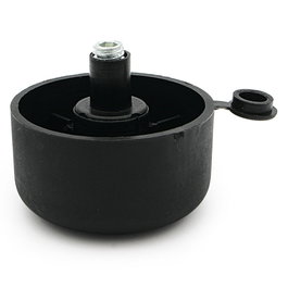 ALK Pie Nivelador Regulable Ø50 H17 Negro para Muebles Industriales y Estanterías