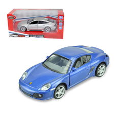 Tachan Porsche Cayman S Azul 1:32 Pullback Coche a Escala Réplica para Niños +3 Años