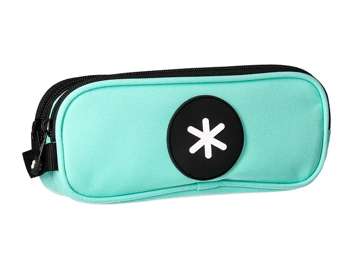 Bolso Escolar Portatodo Antartik Doble Cremallera Color Verde Menta 210x60X80 mm Bolso Escolar Portatodo Antartik Doble Cremallera Color Verde Menta 210x60X80 mm