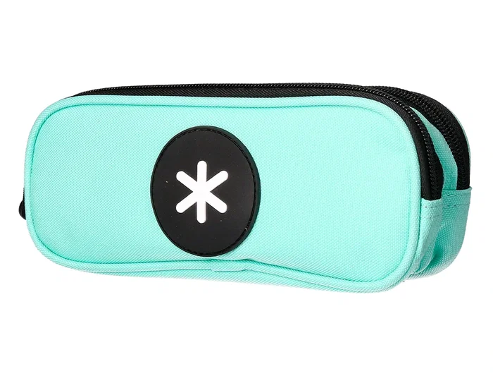 Bolso Escolar Portatodo Antartik Doble Cremallera Color Verde Menta 210x60X80 mm Bolso Escolar Portatodo Antartik Doble Cremallera Color Verde Menta 210x60X80 mm