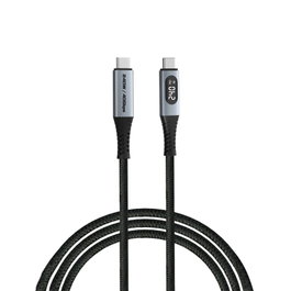 Verbatim Sync & Charge USB-C a USB-C 240W 40 Gbps con Pantalla 120 cm