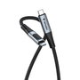 Verbatim Sync & Charge USB-C a USB-C 240W 40 Gbps con Pantalla 120 cm