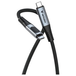 Verbatim Cable USB-C a USB-C Sync & Charge 240W 40 Gbps con Pantalla LED 1,2 m