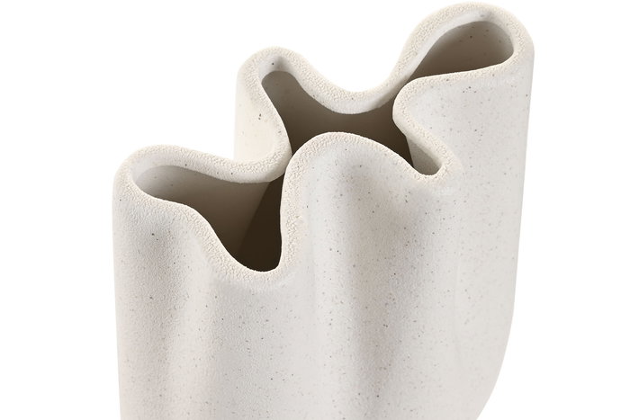 DKD Home Decor Jarrón Blanco Cerámica 11 x 18 x 16 cm (4 Unidades)