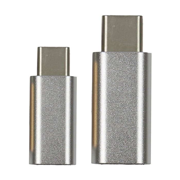 Be Mix Juego De 2 Adaptadores USB Tipo C Convertidor para iPhone y Micro USB