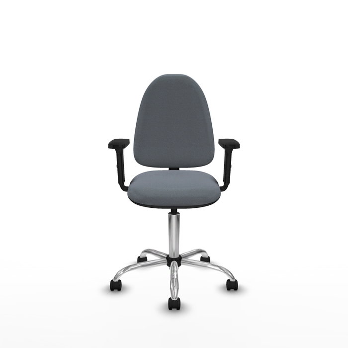 PIQUERAS Y CRESPO Silla de oficina Aýna Gris con Brazos 2D