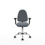 PIQUERAS Y CRESPO Silla de oficina Aýna Gris con Brazos 2D