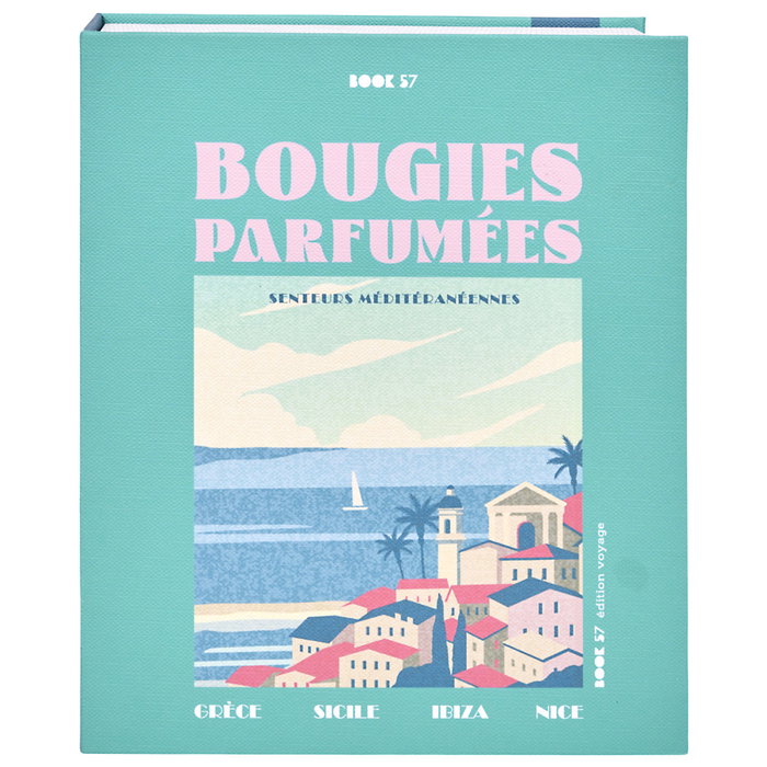 Home Deco Factory - Juego de 4 Velas Perfumadas, Colección Dolce Vita, Aromas Surtidos, 8h de Combustión
