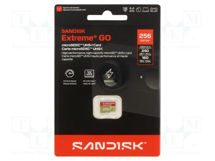 SanDisk Extreme GO 256 GB MicroSDXC