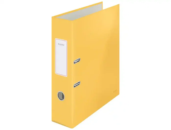 LEITZ Archivador Cosy A4 80mm Amarillo