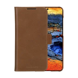 Dbramante1928 Lynge Funda Libro de Cuero Bronceado para Samsung Galaxy S25+ 17 cm (6.7")