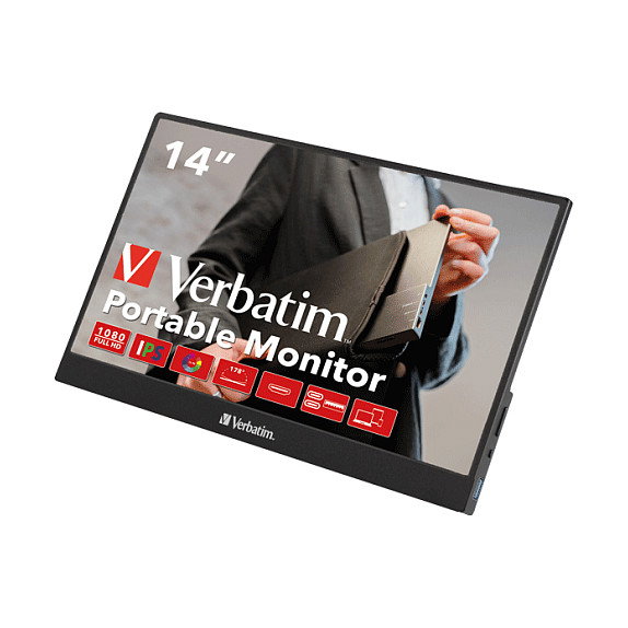 Verbatim PM-14 Monitor Portátil 14 pulg Full HD IPS Verbatim PM-14 Monitor Portátil 14 pulg Full HD IPS
