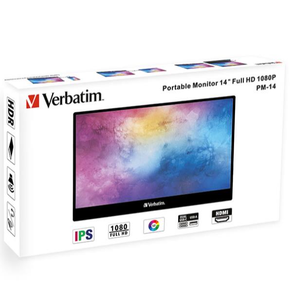Verbatim PM-14 Monitor Portátil 14" FHD 1080p