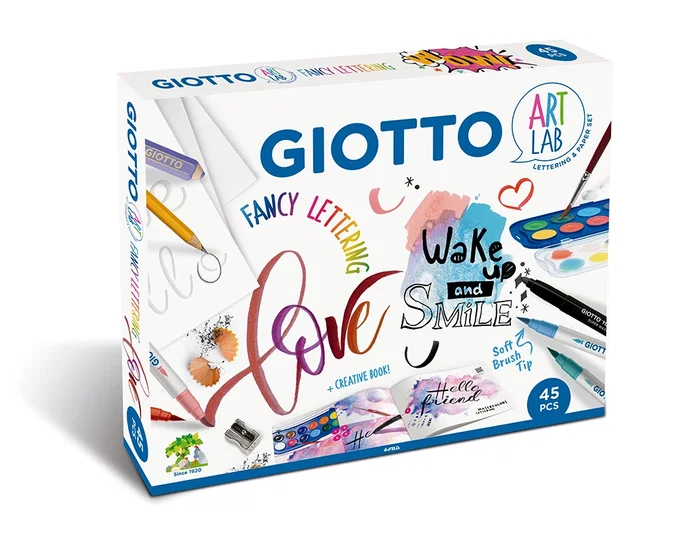 GIOTTO Art Lab Fancy Lettering Set Creativo