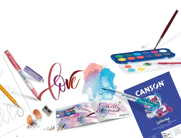 GIOTTO Art Lab Fancy Lettering Set Creativo