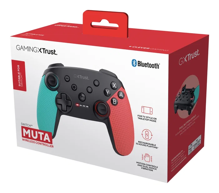 Trust GXT 1246B Muta Gamepad Inalámbrico para Nintendo Switch