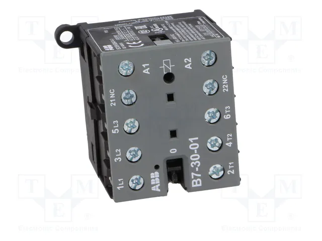 ABB B7 Contactor 3-polar 12A 220÷240VAC