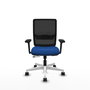 PIQUERAS Y CRESPO Silla de oficina Haches Azul con mecanismo Sincro/Traslack