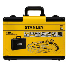 Stanley Juego de herramientas de 119 piezas en maletín de aluminio