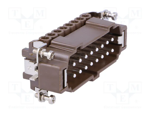 ILME Conector HDC Macho 180 °C 16A 500V 16+PE Tamaño 77.27