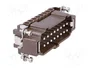 ILME Conector HDC Macho 180 °C 16A 500V 16+PE Tamaño 77.27
