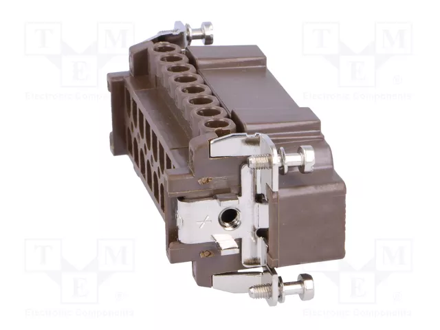 ILME Conector HDC Macho 180 °C 16A 500V 16+PE Tamaño 77.27